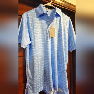 New Mens Peter Millar Skulls Golf Polo, Small.